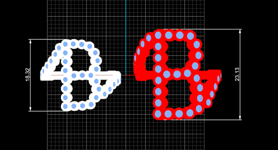 Lab Diamond Letter 'B' Ring