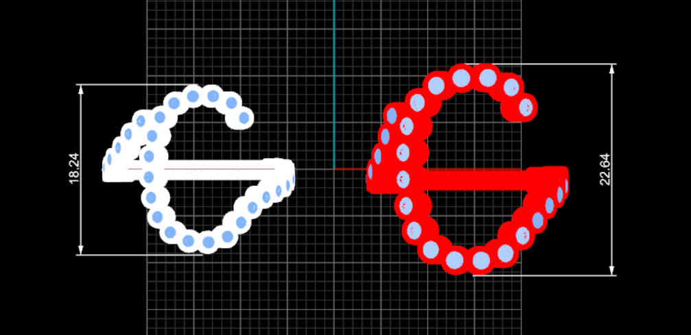 Lab Diamond Letter 'C' Ring