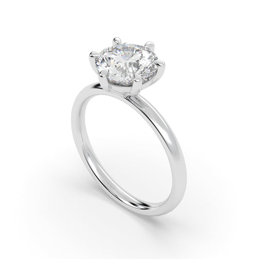 Plain Solitaire 6 Prongs