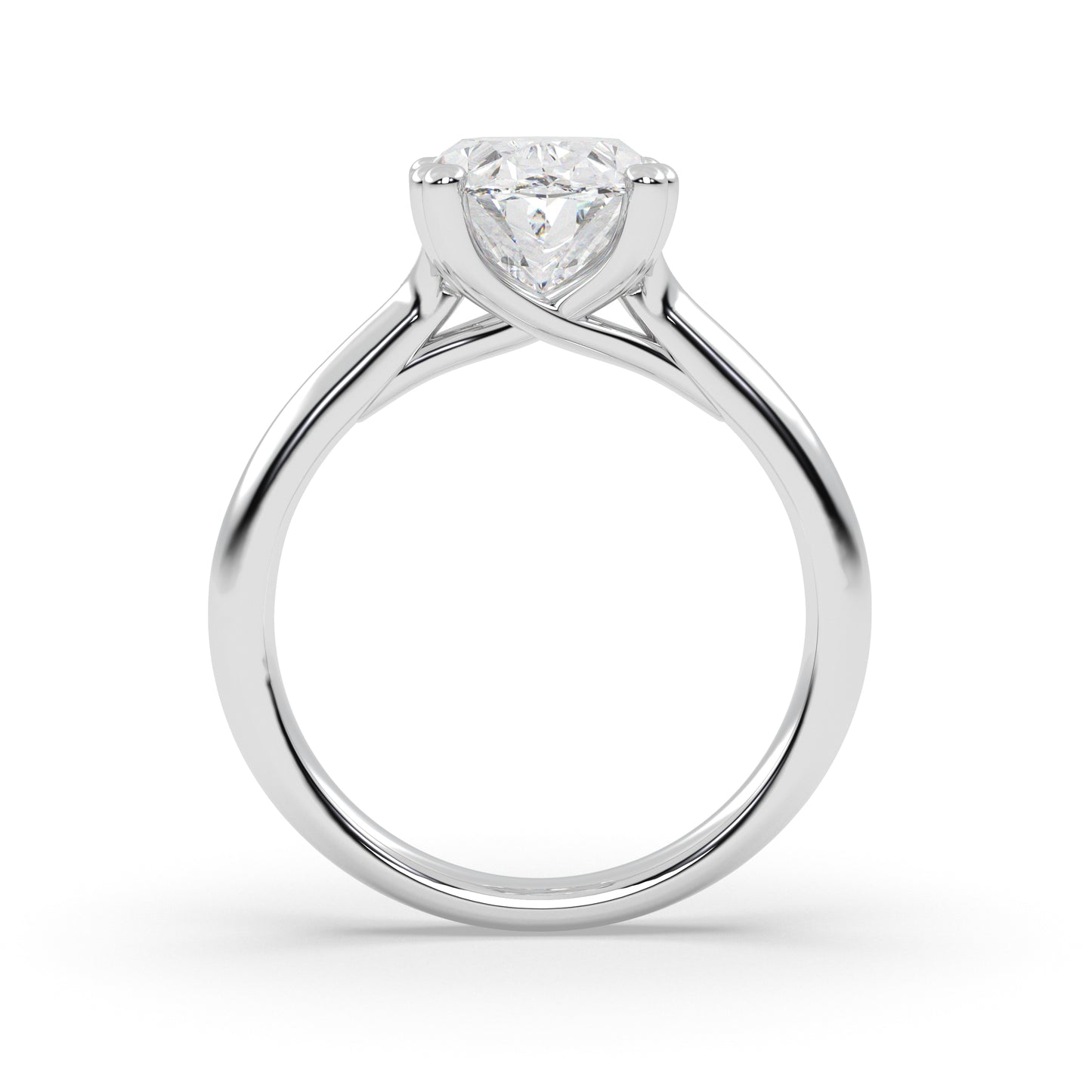 Double Prong Infinity Set Solitaire