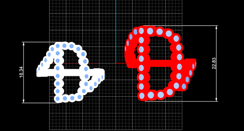 Lab Diamond Letter 'D' Ring