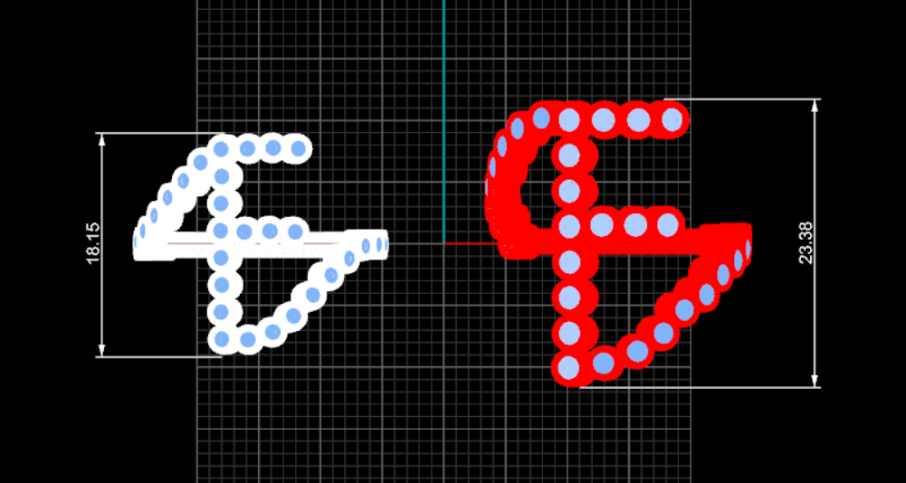 Lab Diamond Letter 'F' Ring