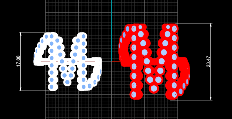 Lab Diamond Letter 'M' Ring