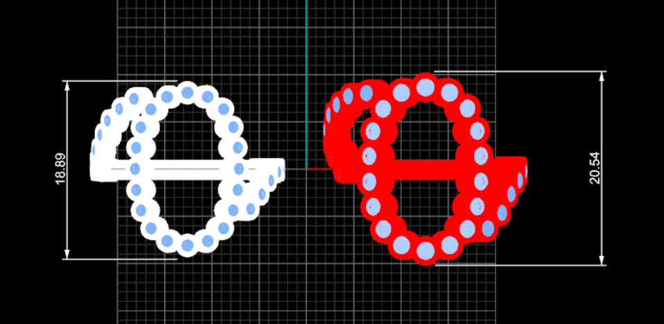 Lab Diamond Letter 'O' Ring