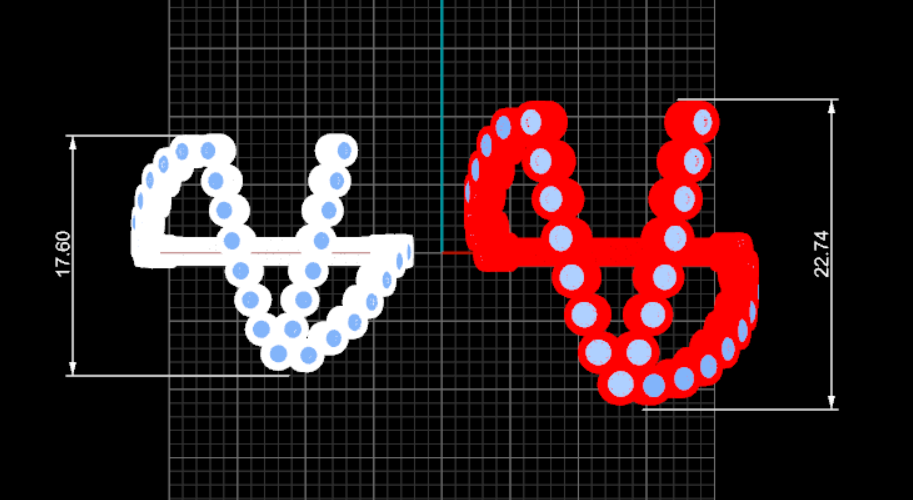 Lab Diamond Letter 'V' Ring