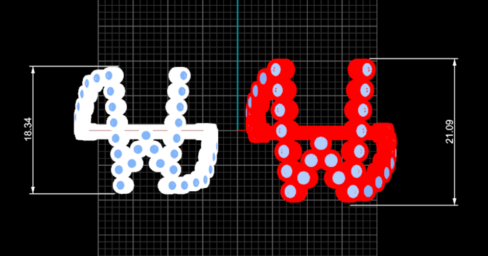 Lab Diamond Letter 'W' Ring